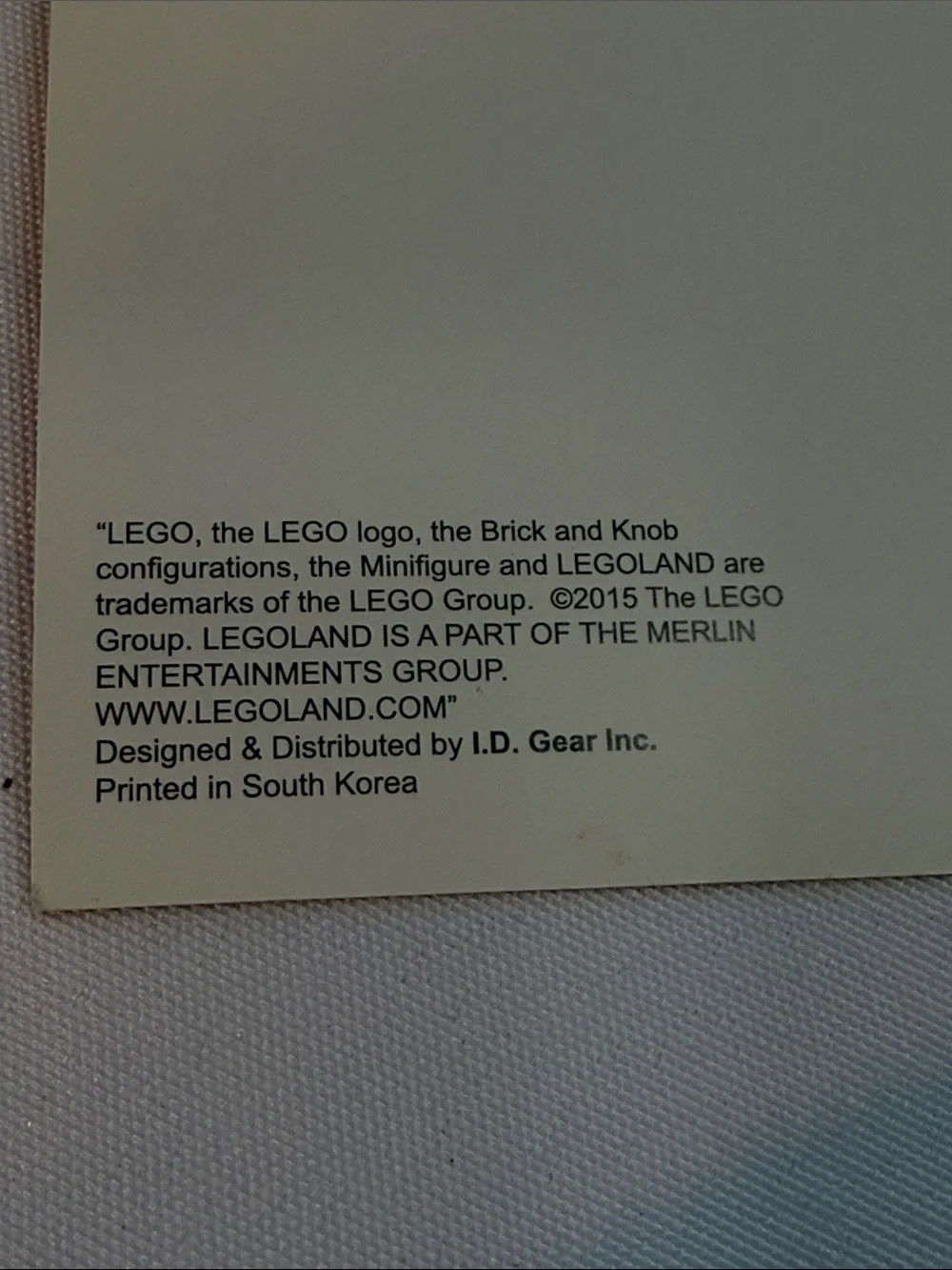 Vintage LEGOLAND Park postcards. Set of 6 unused. Great vintage condition.
